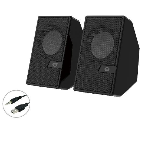 CONCEPTRONIC BJORN02B SPEAKER 2.0 BLUETOOTH 5.0 2 x 3 W USB JACK 3.5mm NERO